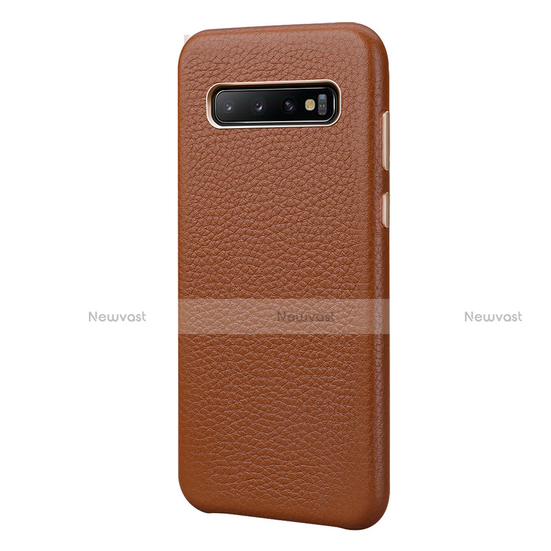 Soft Luxury Leather Snap On Case Cover P03 for Samsung Galaxy S10 5G