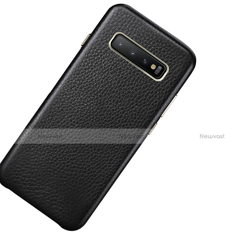 Soft Luxury Leather Snap On Case Cover P03 for Samsung Galaxy S10 Plus