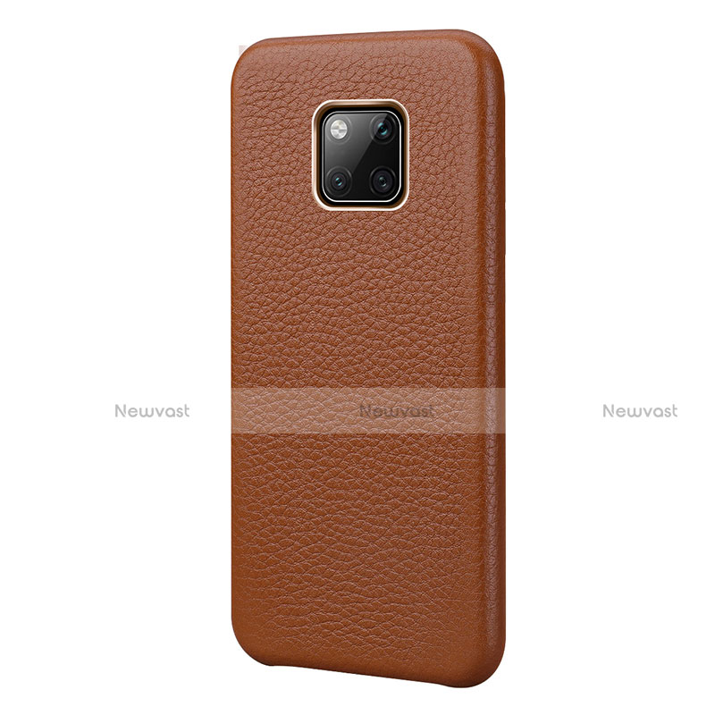 Soft Luxury Leather Snap On Case Cover P04 for Huawei Mate 20 Pro