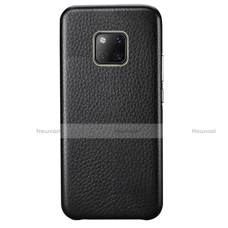 Soft Luxury Leather Snap On Case Cover P04 for Huawei Mate 20 Pro