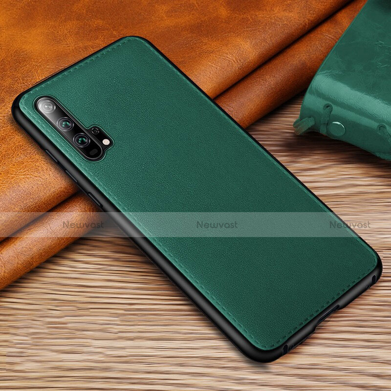 Soft Luxury Leather Snap On Case Cover R01 for Huawei Honor 20 Pro