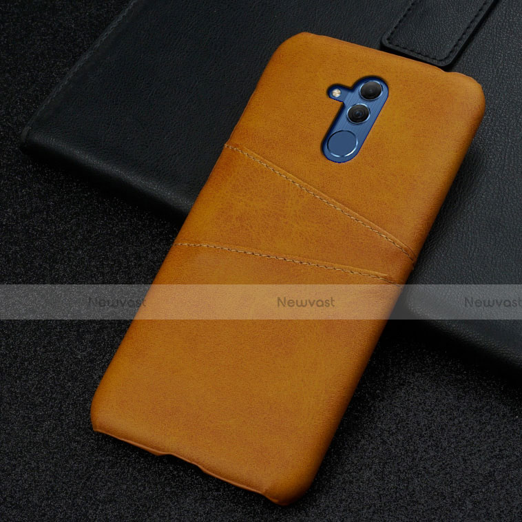 Soft Luxury Leather Snap On Case Cover R01 for Huawei Mate 20 Lite