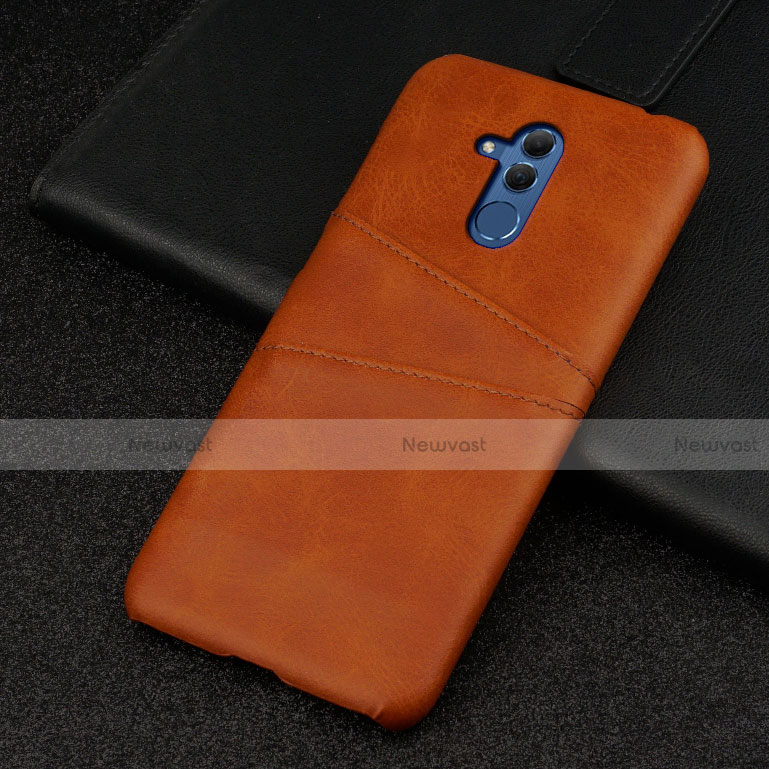 Soft Luxury Leather Snap On Case Cover R01 for Huawei Mate 20 Lite
