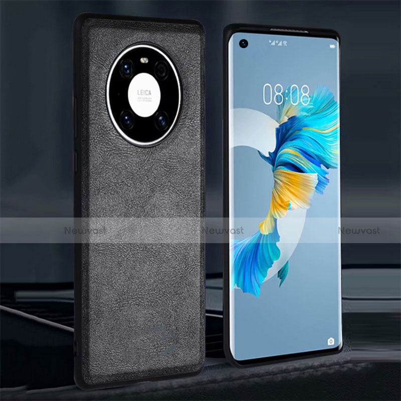 Soft Luxury Leather Snap On Case Cover R01 for Huawei Mate 40E 4G