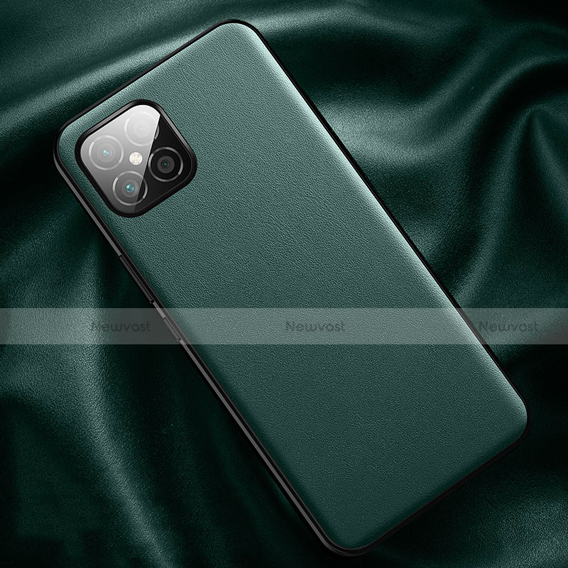 Soft Luxury Leather Snap On Case Cover R01 for Huawei Nova 8 SE 5G Green