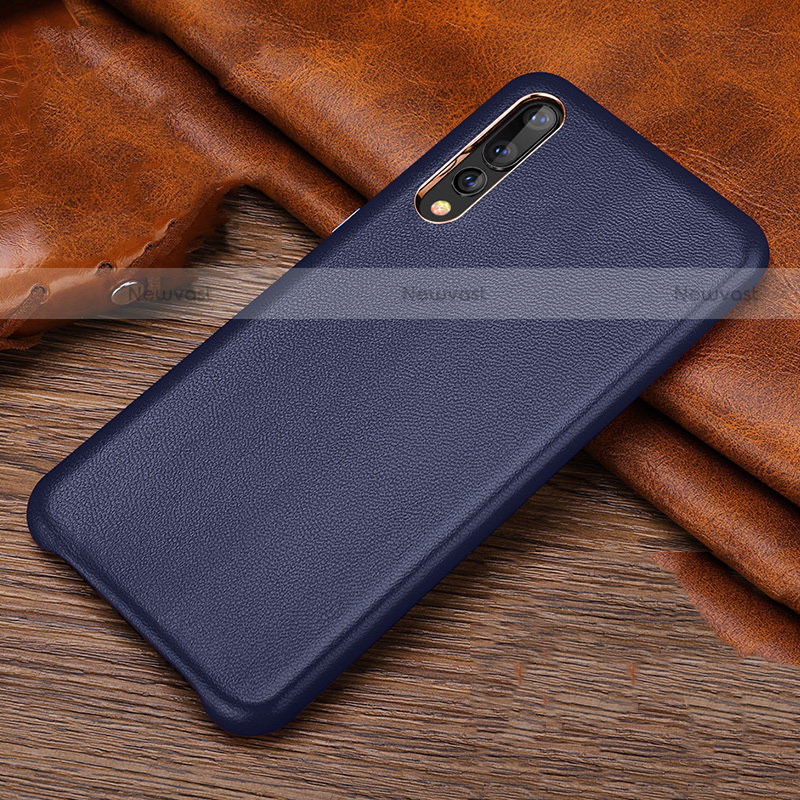 Soft Luxury Leather Snap On Case Cover R01 for Huawei P20 Pro