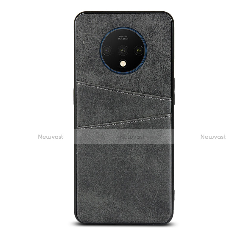 Soft Luxury Leather Snap On Case Cover R01 for OnePlus 7T