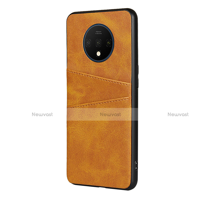 Soft Luxury Leather Snap On Case Cover R01 for OnePlus 7T