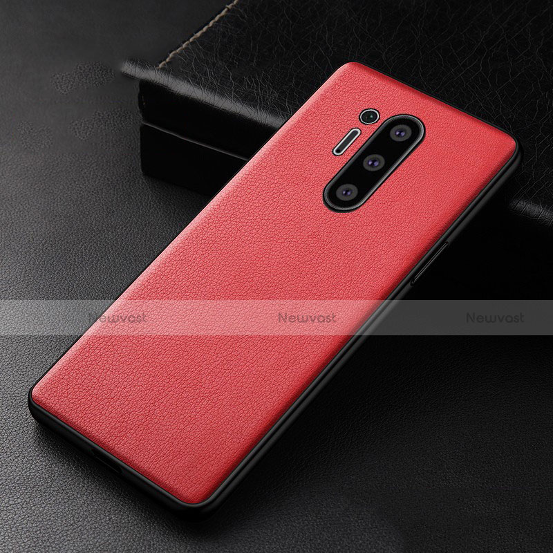 Soft Luxury Leather Snap On Case Cover R01 for OnePlus 8 Pro