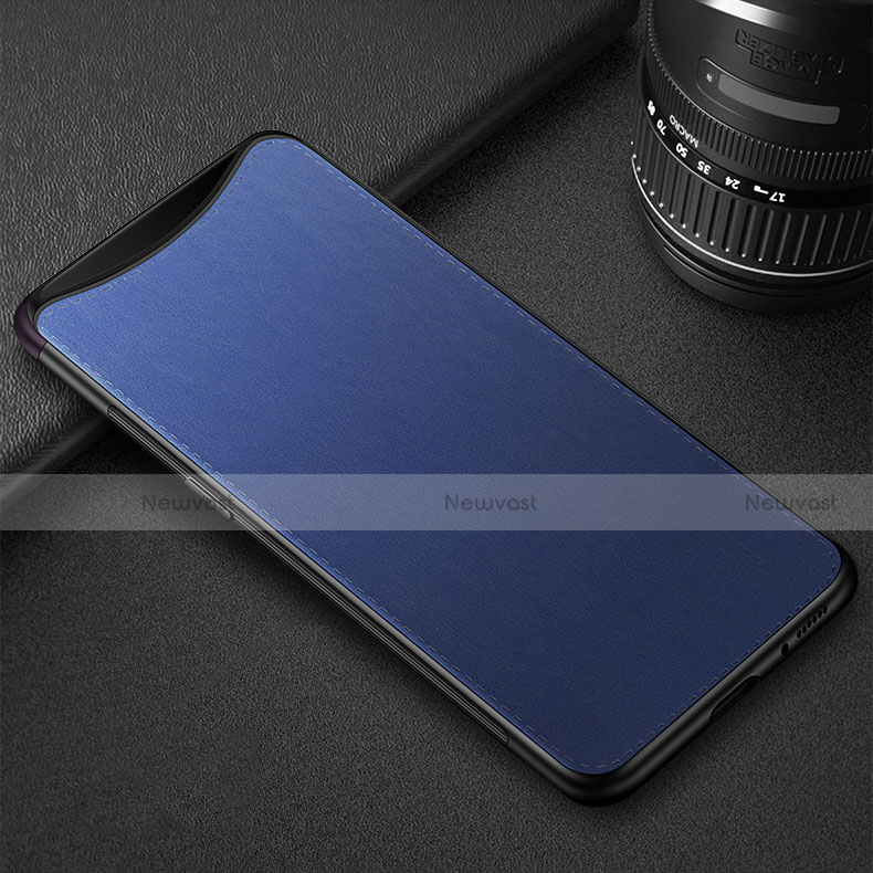 Soft Luxury Leather Snap On Case Cover R01 for Oppo Find X