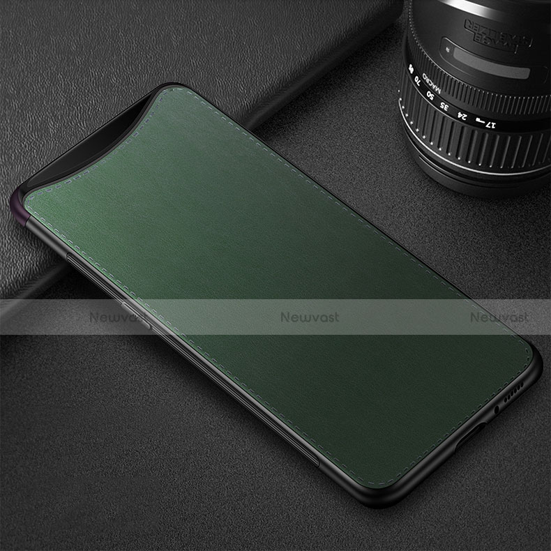 Soft Luxury Leather Snap On Case Cover R01 for Oppo Find X