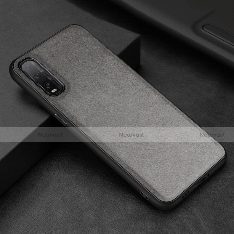 Soft Luxury Leather Snap On Case Cover R01 for Oppo Find X2