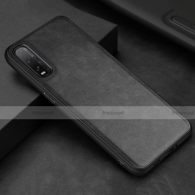 Soft Luxury Leather Snap On Case Cover R01 for Oppo Find X2