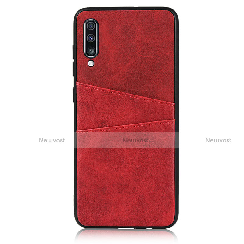 Soft Luxury Leather Snap On Case Cover R01 for Samsung Galaxy A70
