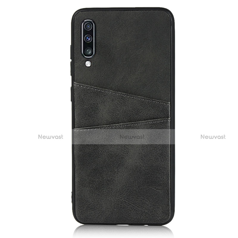 Soft Luxury Leather Snap On Case Cover R01 for Samsung Galaxy A90 5G