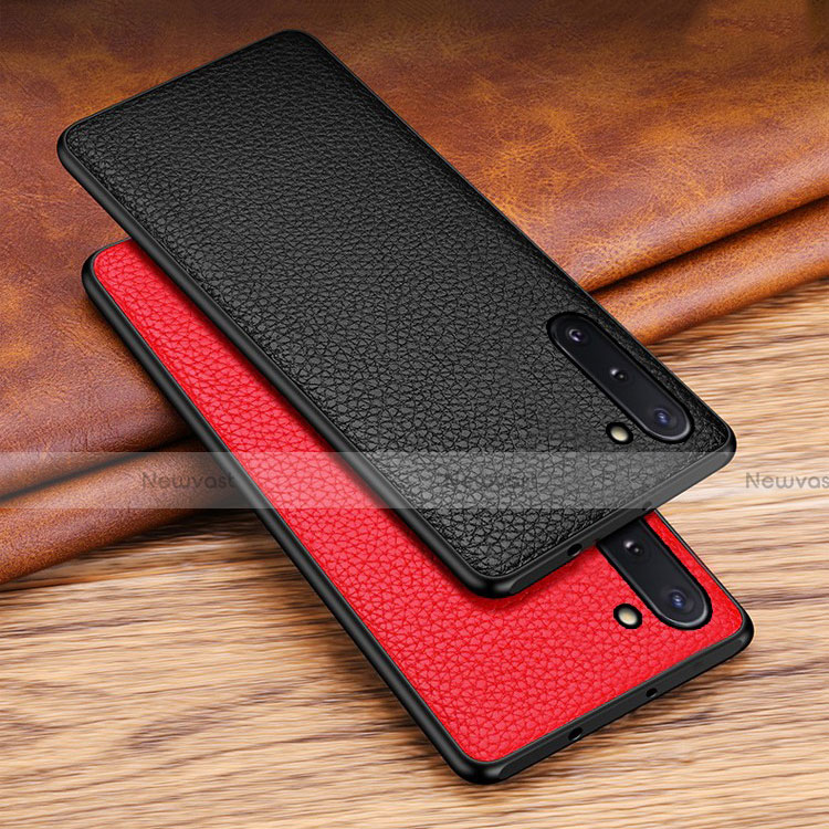 Soft Luxury Leather Snap On Case Cover R01 for Samsung Galaxy Note 10 5G