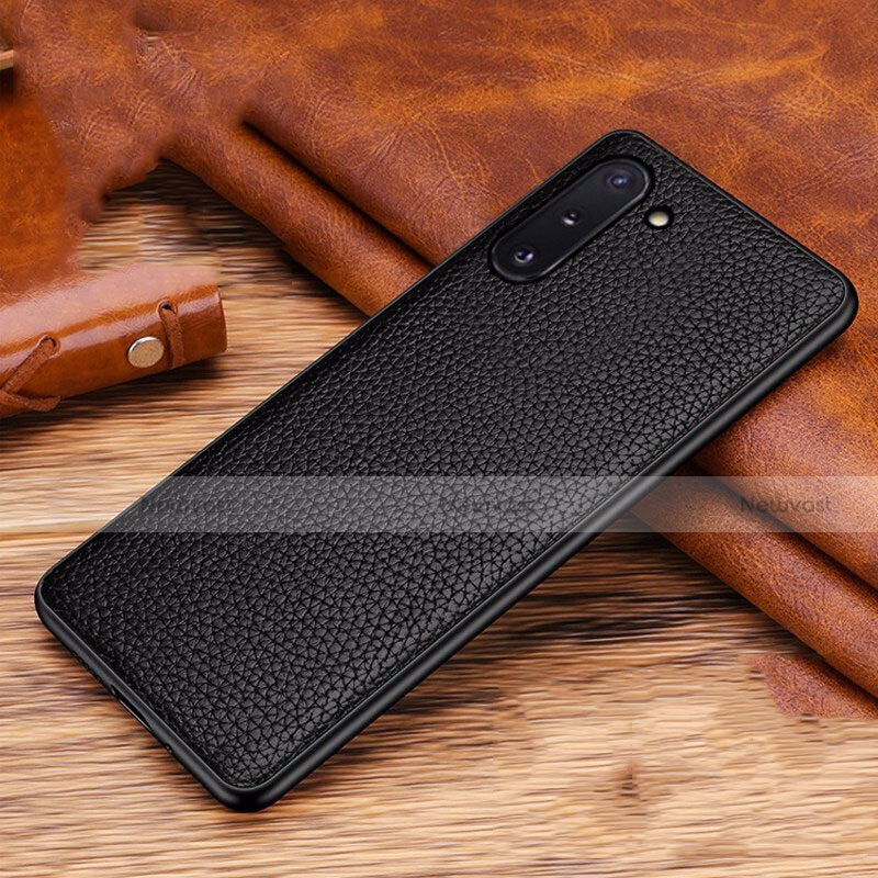 Soft Luxury Leather Snap On Case Cover R01 for Samsung Galaxy Note 10 5G