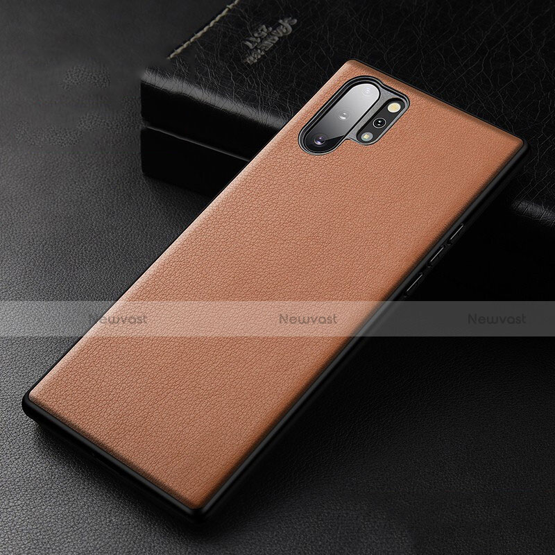 Soft Luxury Leather Snap On Case Cover R01 for Samsung Galaxy Note 10 Plus 5G