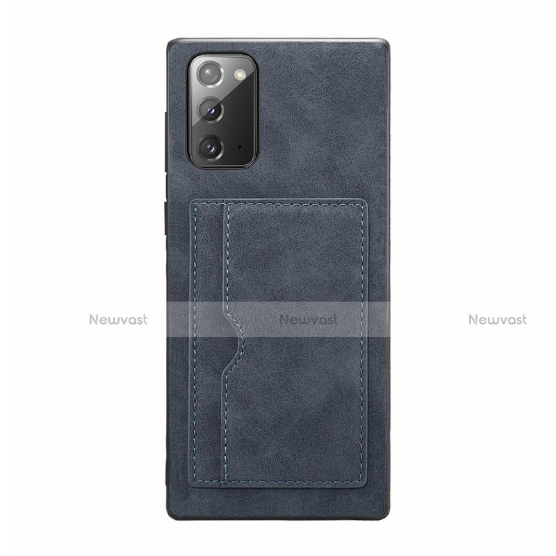 Soft Luxury Leather Snap On Case Cover R01 for Samsung Galaxy Note 20 5G