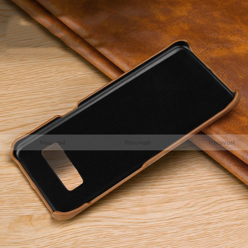 Soft Luxury Leather Snap On Case Cover R01 for Samsung Galaxy S10e