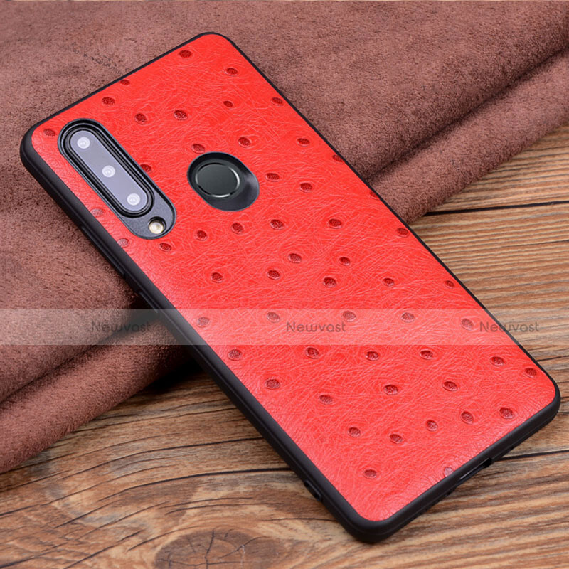 Soft Luxury Leather Snap On Case Cover R02 for Huawei Honor 20i