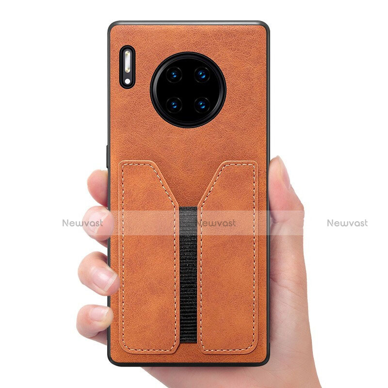 Soft Luxury Leather Snap On Case Cover R02 for Huawei Mate 30E Pro 5G