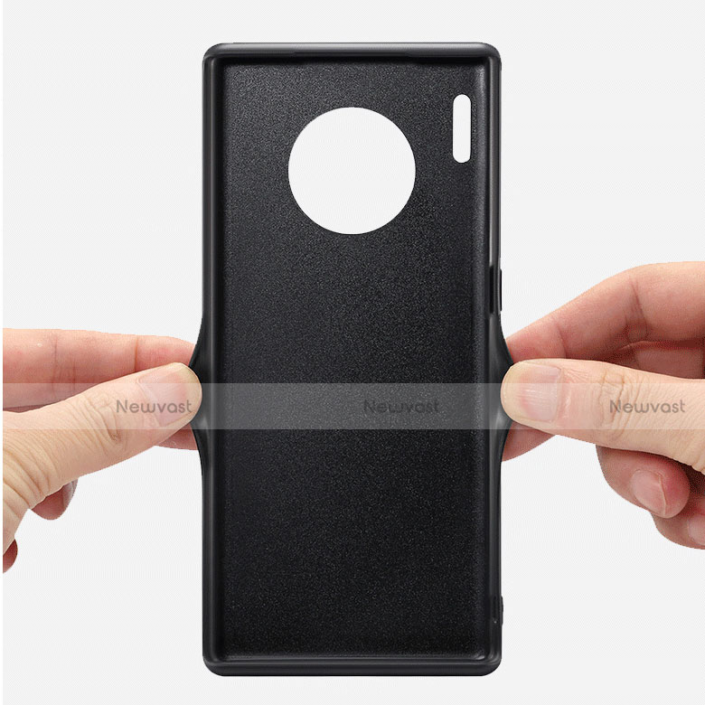 Soft Luxury Leather Snap On Case Cover R02 for Huawei Mate 30E Pro 5G