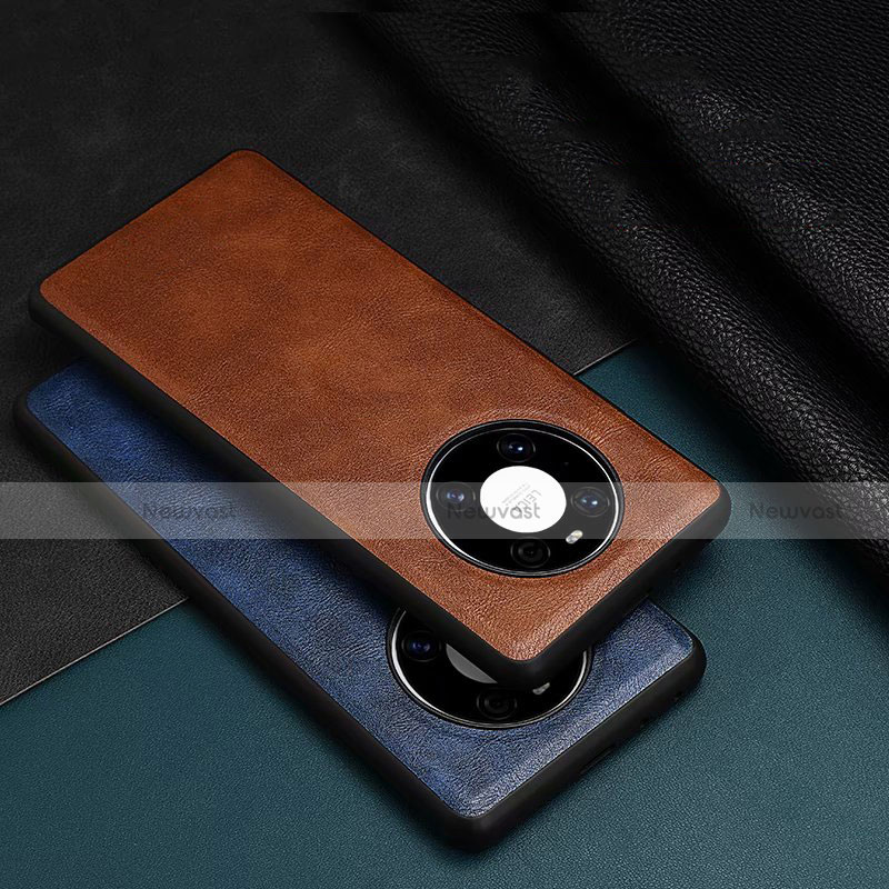 Soft Luxury Leather Snap On Case Cover R02 for Huawei Mate 40E Pro 4G