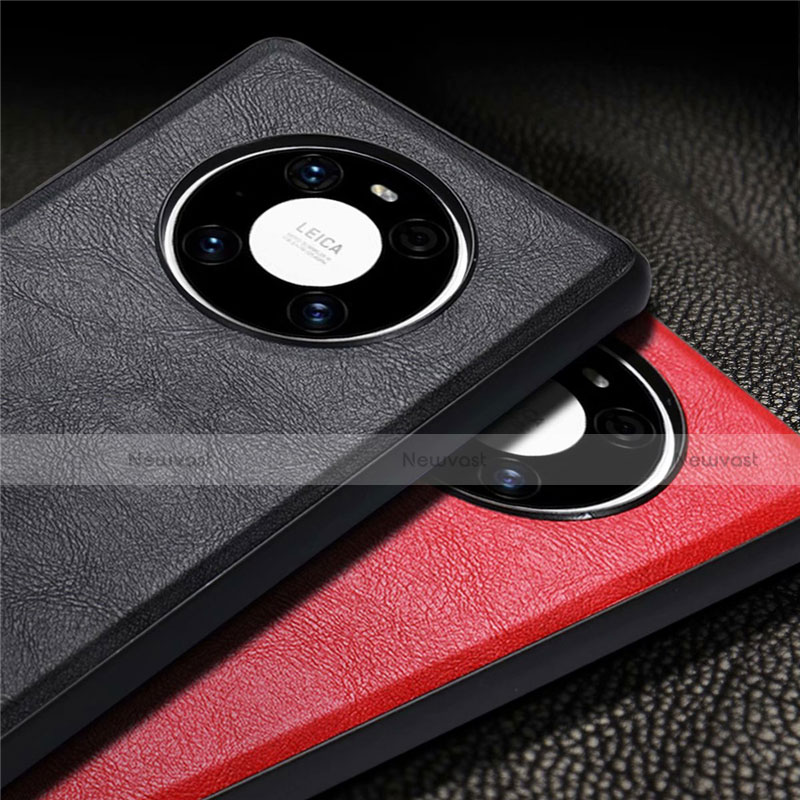 Soft Luxury Leather Snap On Case Cover R02 for Huawei Mate 40E Pro 5G