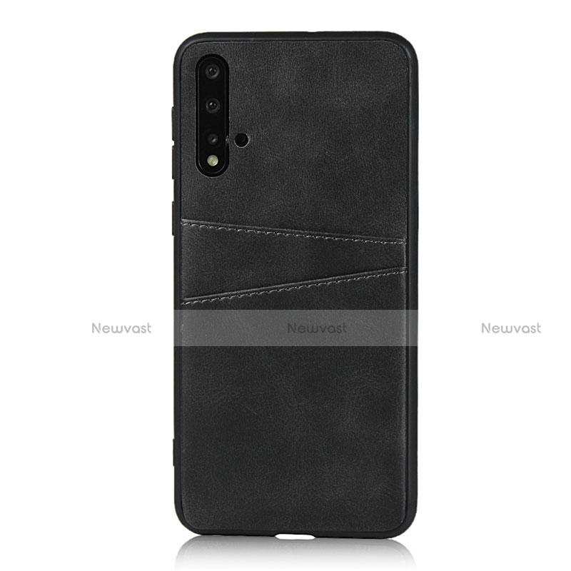 Soft Luxury Leather Snap On Case Cover R02 for Huawei Nova 5