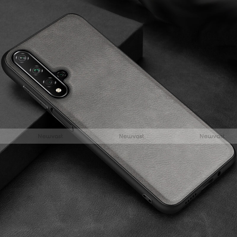 Soft Luxury Leather Snap On Case Cover R02 for Huawei Nova 5T