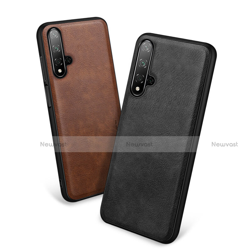 Soft Luxury Leather Snap On Case Cover R02 for Huawei Nova 5T