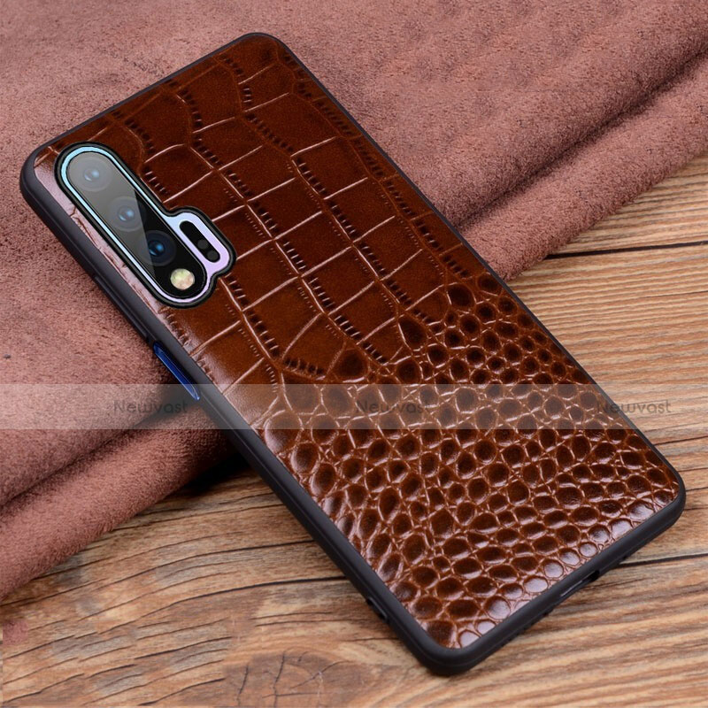 Soft Luxury Leather Snap On Case Cover R02 for Huawei Nova 6 5G