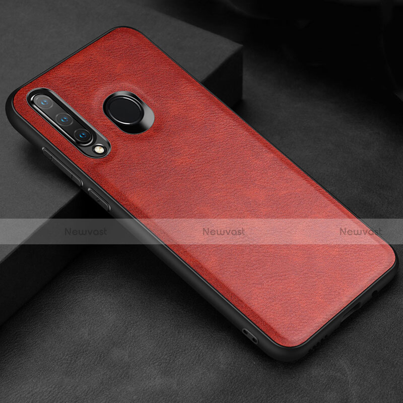 Soft Luxury Leather Snap On Case Cover R02 for Huawei P30 Lite