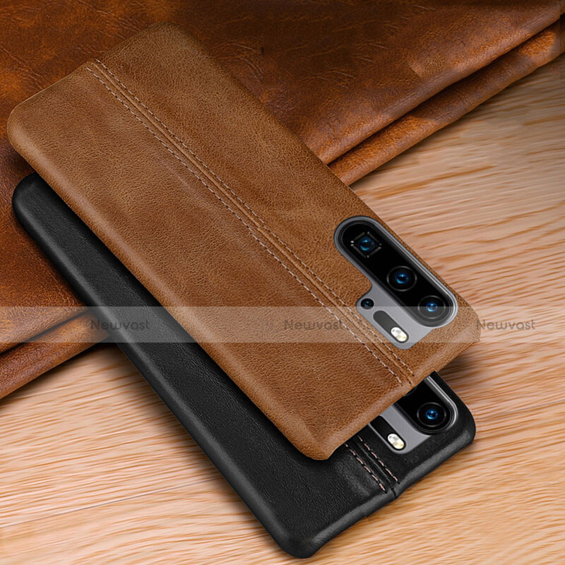 Soft Luxury Leather Snap On Case Cover R02 for Huawei P30 Pro