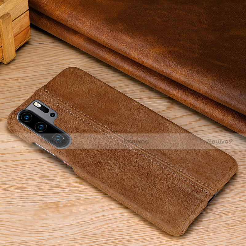 Soft Luxury Leather Snap On Case Cover R02 for Huawei P30 Pro New Edition