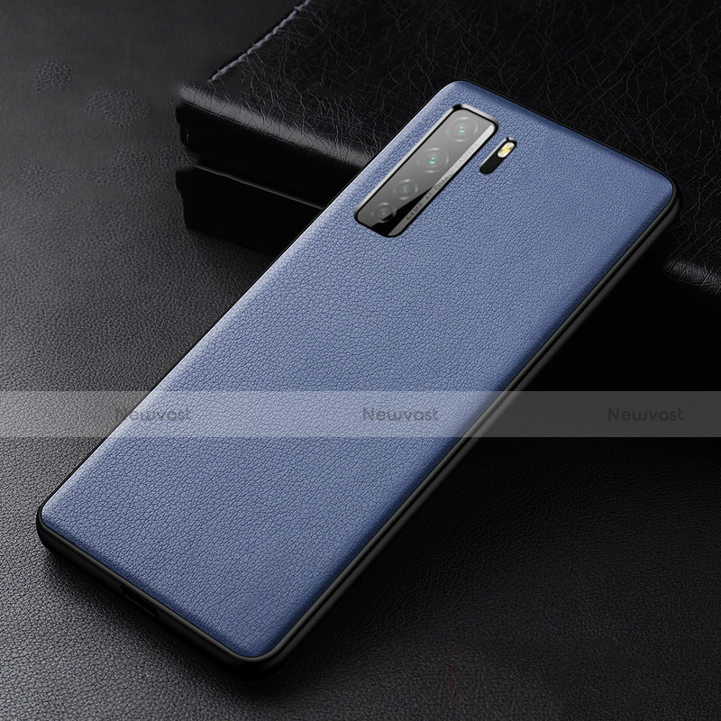 Soft Luxury Leather Snap On Case Cover R02 for Huawei P40 Lite 5G