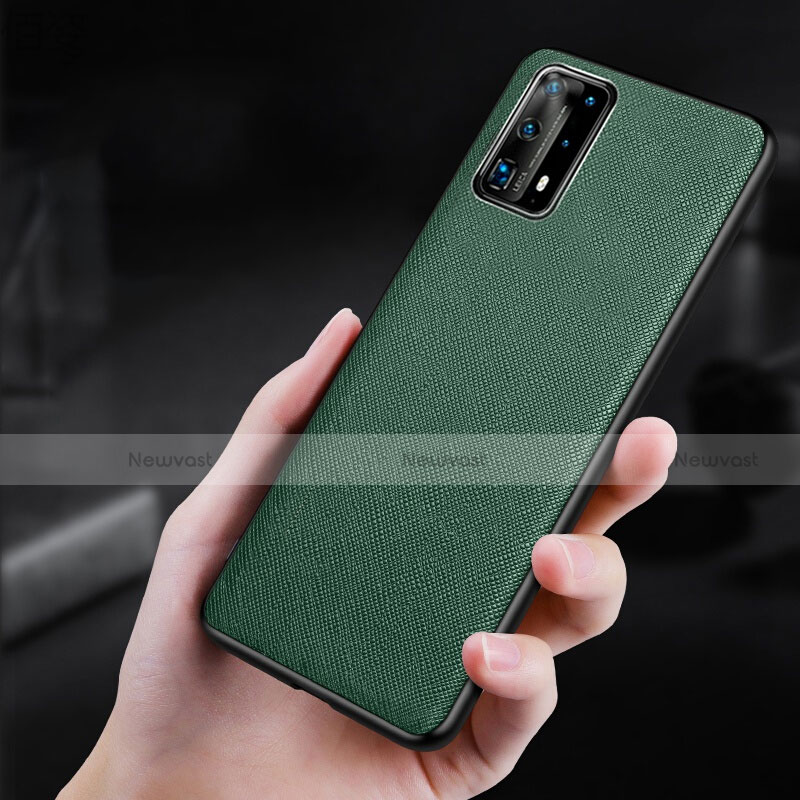 Soft Luxury Leather Snap On Case Cover R02 for Huawei P40 Pro+ Plus