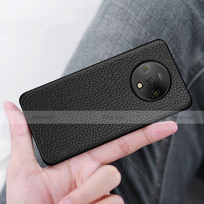 Soft Luxury Leather Snap On Case Cover R02 for OnePlus 7T