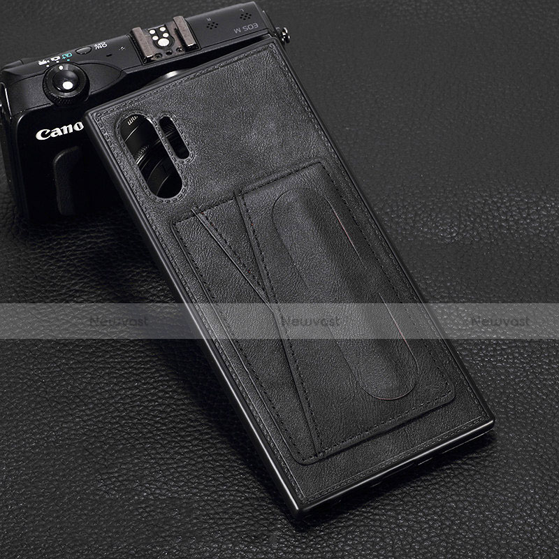 Soft Luxury Leather Snap On Case Cover R02 for Samsung Galaxy Note 10 Plus 5G