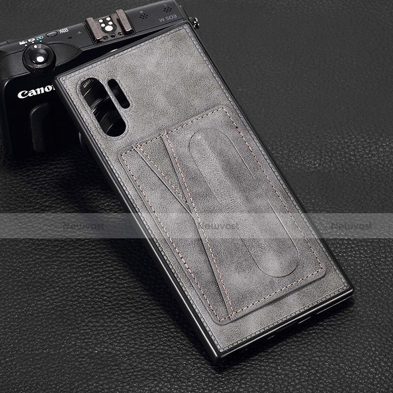 Soft Luxury Leather Snap On Case Cover R02 for Samsung Galaxy Note 10 Plus 5G