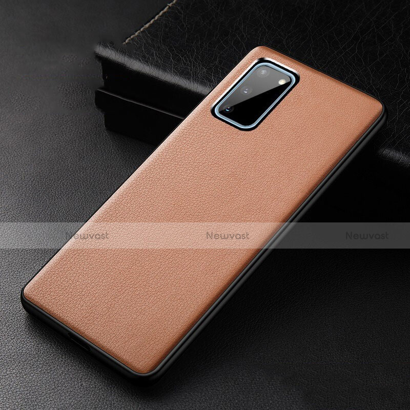 Soft Luxury Leather Snap On Case Cover R02 for Samsung Galaxy S20