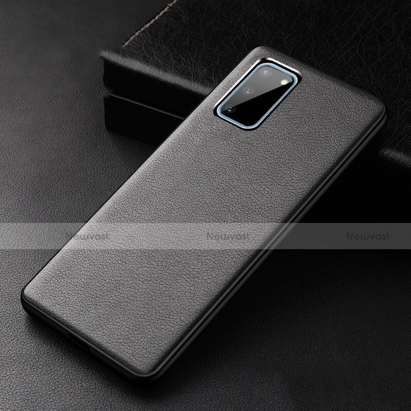 Soft Luxury Leather Snap On Case Cover R02 for Samsung Galaxy S20 5G