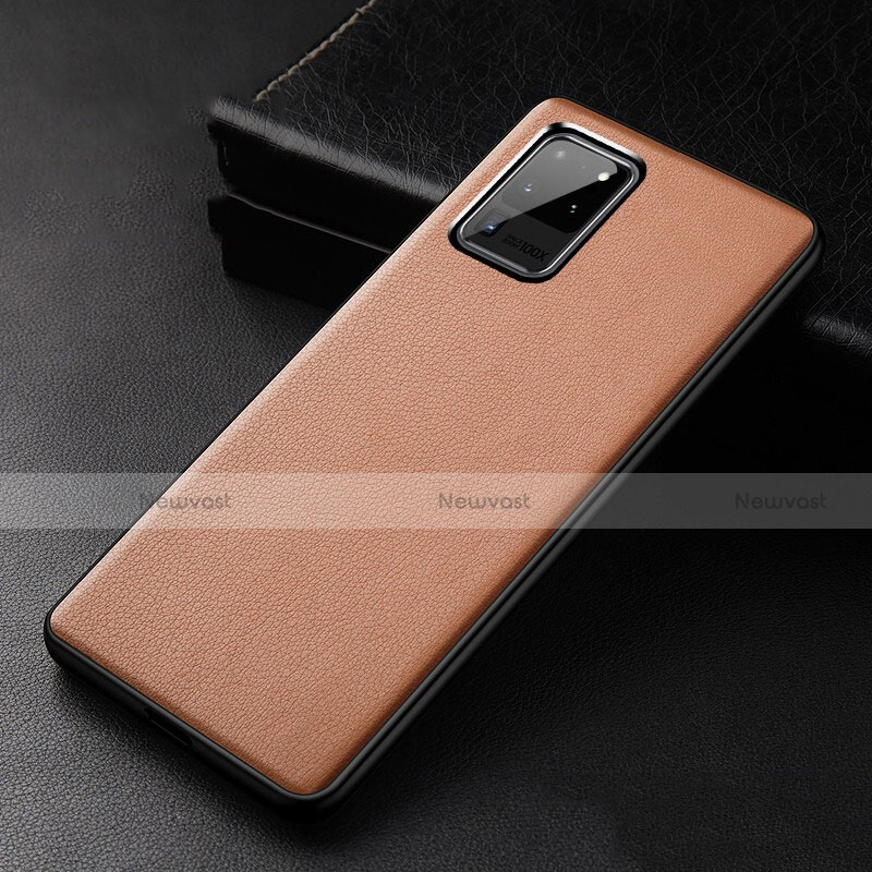 Soft Luxury Leather Snap On Case Cover R02 for Samsung Galaxy S20 Ultra