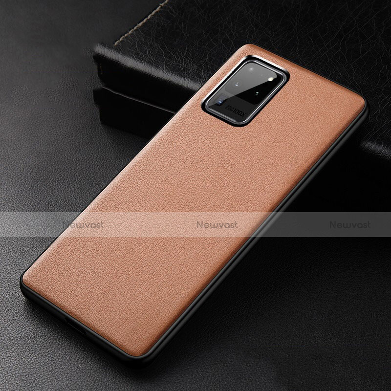 Soft Luxury Leather Snap On Case Cover R02 for Samsung Galaxy S20 Ultra 5G