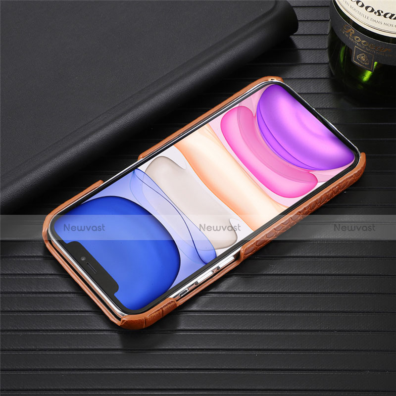 Soft Luxury Leather Snap On Case Cover R03 for Apple iPhone 12