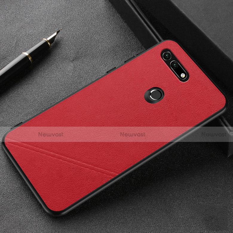 Soft Luxury Leather Snap On Case Cover R03 for Huawei Honor View 20
