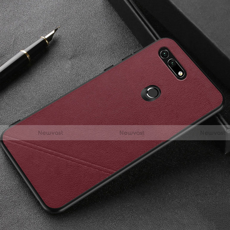 Soft Luxury Leather Snap On Case Cover R03 for Huawei Honor View 20