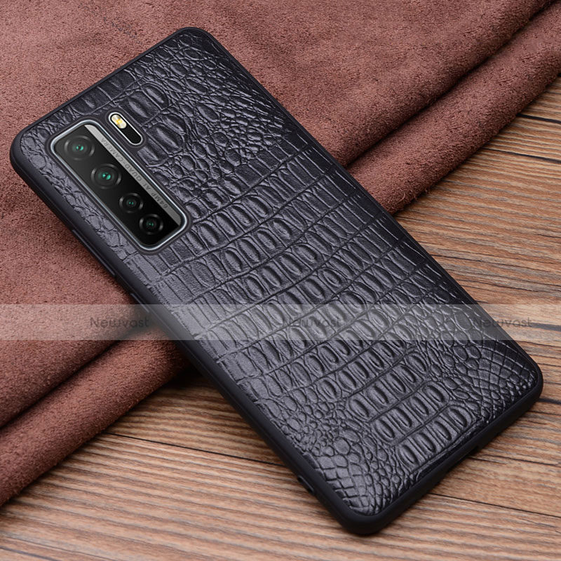 Soft Luxury Leather Snap On Case Cover R03 for Huawei Nova 7 SE 5G