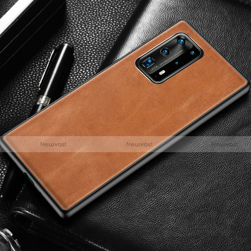 Soft Luxury Leather Snap On Case Cover R03 for Huawei P40 Pro+ Plus